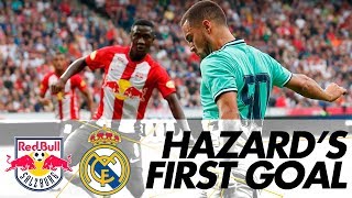 Eden Hazards FIRST Real Madrid goal [upl. by Akiraa]