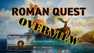 Roman Quest amp Italian Triumph Overview  World of Warships Legends [upl. by Nesyrb]