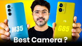 Moto G85 vs Samsung M35 CAMERA COMPARISON  Best Camera Phone under 20000 [upl. by Ased108]