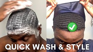 Wash amp Style Method  Get 360 Waves Fast [upl. by Vtarj939]