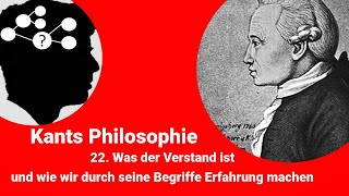 Kants Philosophie  Was ist der Verstand [upl. by Aleahs174]