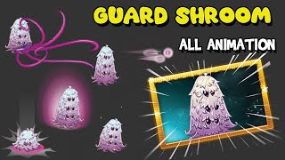 Guard Shroom All Animations  Plants vs Zombies 2 1121 [upl. by Ateikan614]