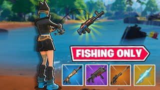 The FISHING LOOT ONLY Challenge in Fortnite  Chapter 5 [upl. by Bradeord]