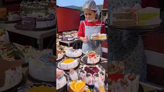 variety of pastries 🍰😋cake shortsfeed shorts viralvideo streetfood [upl. by Catton769]