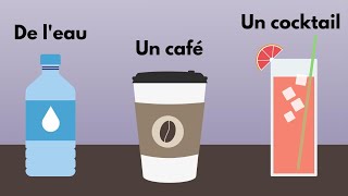 Apprendre 20 boissons différentes en Anglais Du français à langlais [upl. by Yendys]