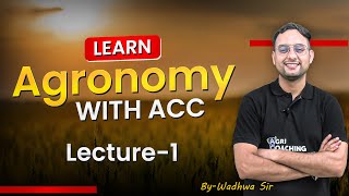 FREE CLASSES Agronomy1  English Medium I Classification of CropsI  Agri Coaching Chandigarh [upl. by Schaffer]