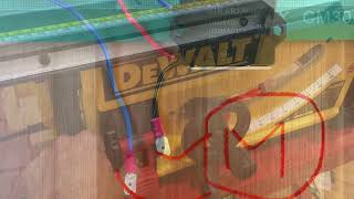 Dewalt DWE 7492 table saw soft start modul installation [upl. by Glaab]