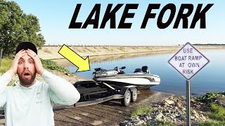 EPIC BOATING FAIL while Chasing Lake Fork GIANTS [upl. by Yuk]