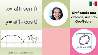 Graficando una cicloide usando GeoGebra [upl. by Madancy578]