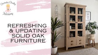 Refinishing and Updating Solid Oak Furniture [upl. by Thalassa]