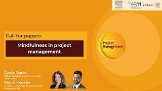 Call for papers Mindfulness in project management [upl. by Naneek]