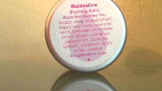 Living Libations Review Maidenfern blushing balm [upl. by Tab158]