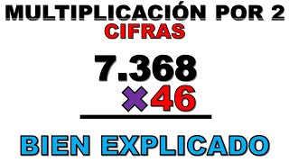 MULTIPLICACIÓN POR DOS CIFRAS PARA PRIMARIA PASO A PASO [upl. by Keyser403]