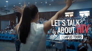 Lets Talk About HIV Advocacy Campus Tours  Catriona Gray [upl. by Lucie659]