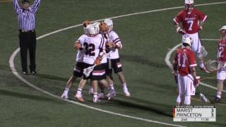 Mens Lacrosse Highlights Princeton vs Marist  22117 [upl. by Fredel]