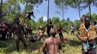 FULL MATCH  Ladder 🪜 in the Jungle Match Soft ground wrestling Uganda 🇺🇬 WWE Africa [upl. by Ylera]