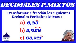 DECIMALES PERIODICOS MIXTOSEJERCICIO N°1ShortsShorts [upl. by As]