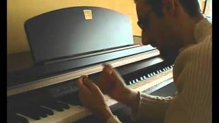 C5C6 quadriplegic plays Hallelujah on piano [upl. by Shelba728]