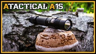 Review Atactical A1S Taschenlampe Flashlight  Outdoor Bushcraft Deutschland [upl. by Irtemed]