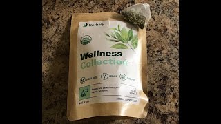 Herbaly Wellness Collection Tea Review  Organic Tea with Sencha Fennel Dandelion Tulsi amp Stevia [upl. by Pomfrey]