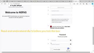 HOW TO CREATE NSFAS PROFILE EASY STEPS [upl. by Llennhoj321]