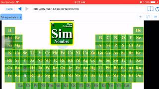 Tabla periódica de los elementos químicos HTML JavaScript JQuery y CSS [upl. by Zullo969]