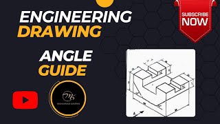 How To Draw an Angle Guide  Orthographic Views I Engineering Drawing Guide  Muhammad Kamran [upl. by Varick]