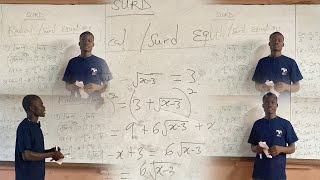 Learning Elective Mathematics How To Find The Truth Set Of A Given Radical Surd Equations [upl. by Ahsinav]