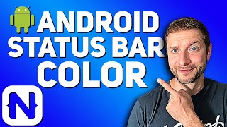 Two Methods to Change Android Status Bar Color  NativeScript Tutorial [upl. by Tobias25]