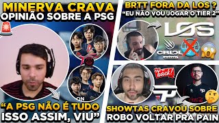 ROBO VOLTARIA PARA A PAIN  BRTT CONTESTA FORMATO TIER 2  MINERVA CRAVA OPINIÃO SOBRE A PSG [upl. by Teerpnam]