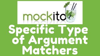 Mockito 3  Specific Type Argument Matchers [upl. by Siulesoj]