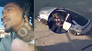 ROLLIN 40S CRIP MEMBER TAKES INFANT CHILD ON HIGHSPEED CHASE [upl. by Nosneh500]