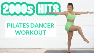 2000s DANCER PILATES WORKOUTNO EQUIPMENT ALL STANDING [upl. by Ahsimat]