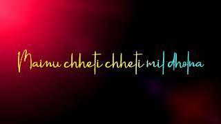 Menu cheti cheti mil dholna  B praak  Trending Song  Black screen status  Darshak Solanki [upl. by Valenba]