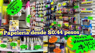 😱 Mercancía desde 44 CENTAVOS  Nueva Papelería MAS BARATA DEL CENTRO CDMX  Cerca del Zócalo [upl. by Samoht]