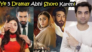 5 New Pakistani Dramas To Start Right Now In 2024  MR NOMAN ALEEM  HAR PAL GEO  ARY DIGITAL [upl. by Adnarb360]