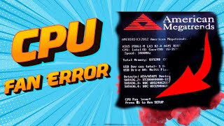 🔵 CPU Fan Error  SOLUCION DEFINITIVA   CURSO DE COMPUTACION INTERMEDIO [upl. by Junius]