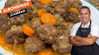 Albóndigas caseras receta fácil y tradicional [upl. by Hannah]