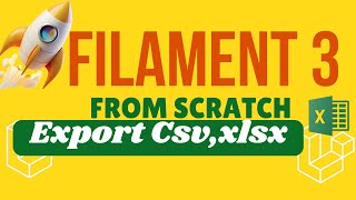 Export Excel amp CSV Files in FilamentPHP with Export Action [upl. by Slater61]