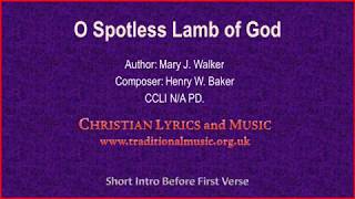 O Spotless Lamb Of God  Hymn Lyrics amp Music [upl. by Meaghan]