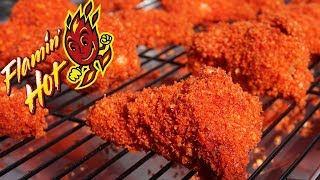 How To Make Flamin Hot Cheetos Chicken Wings [upl. by Froehlich]