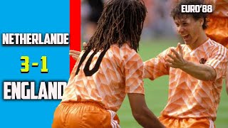 England vs Netherlands 1  3 Euro 88 HD [upl. by Combes922]