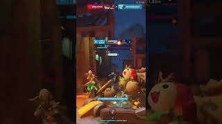 Clutch overtime play as rein  Kh16ow on twitch [upl. by Atrebla]