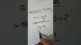 Find Quartile Deviationstatistics formula [upl. by Neelrad494]