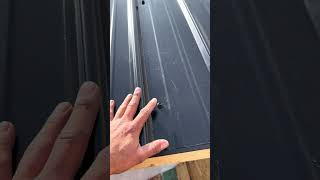 Proper metal roofing panel layment metalroofing howto doitright roofing construction [upl. by Herald]