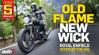 2023 Royal Enfield Interceptor Review  5 Things We Like and 2 Things We Dont  autoX [upl. by Tabber]