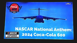 National Anthem for NASCAR Cup Series 2024 CocaCola 600 [upl. by Nnylannej]