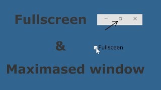 Maximised Windowed Mode and toggle between Fullscreen Mode Unity Tutorial [upl. by Nosned]