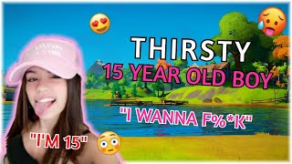 GIRL VOICE TROLLING A THIRSTY 15 YEAR OLD 🤤 [upl. by Korff]