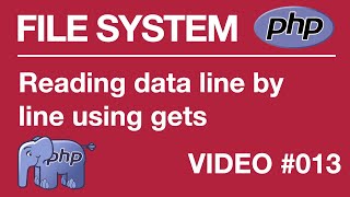 PHP  FILE SYSTEM  BEGINNER  Reading Line  fgets 013  Tips from a Self Taught Developer [upl. by Erda]